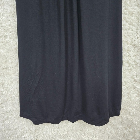 Cache‎ Womens Babydoll Mini Dress Buckle Strap Black Size M Y2K Steampunk - Picture 2 of 14